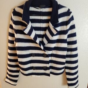DIESEL 100% Wool Stripe Jacket Blazer XS